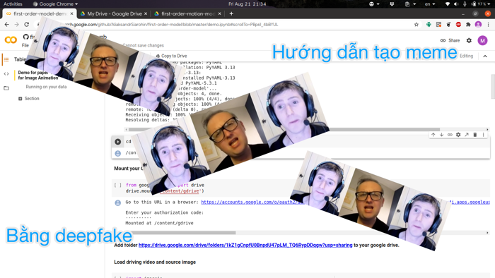 Vui] Hướng dẫn dùng deepfake tạo meme “Dame da ne” đang hot hiện tại | Viết  bởi masarou92