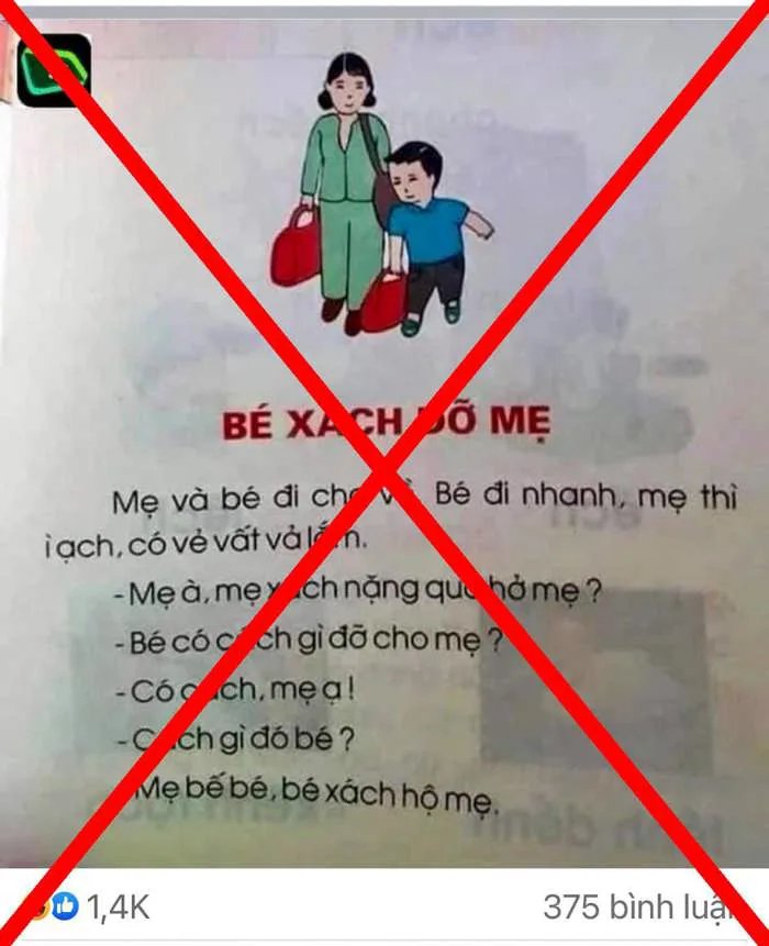 Bộ Giáo dục và Đào tạo: Nội dung 'Giã gạo thổi cơm' không có trong sách  giáo khoa