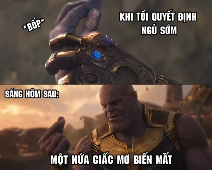 189+ Thanos meme búng tay just do it siêu hài