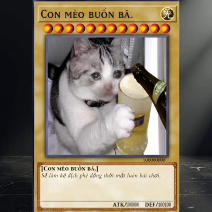 Tổng hợp ảnh meme lá bài bá đạo được chia sẻ nhiều