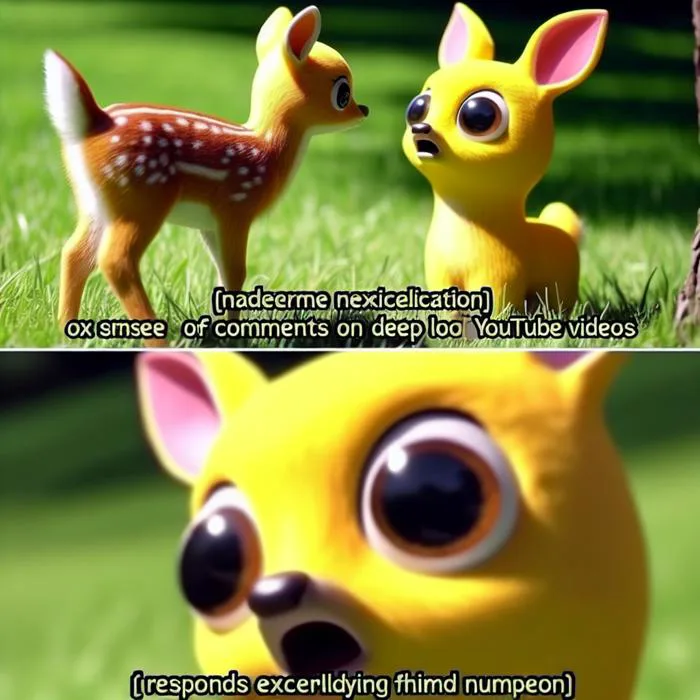 Popularity of the 'surprised pikachu' meme correlates with Total comments on Deep Look YouTube videos (r=0.64) Popularity of the 'surprised pikachu' meme correlates with Total comments on Deep Look YouTube videos (r=0.64)