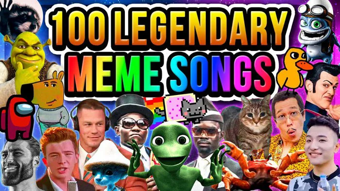 100 LEGENDARY MEME SONGS (2025)