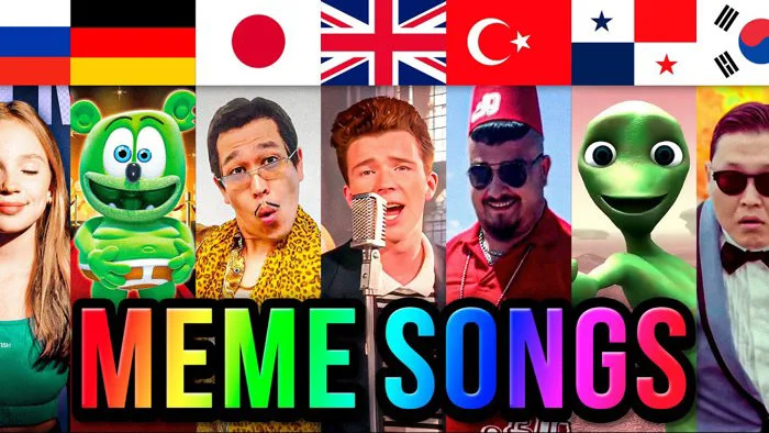 MEME SONGS FROM DIFFERENT COUNTRIES