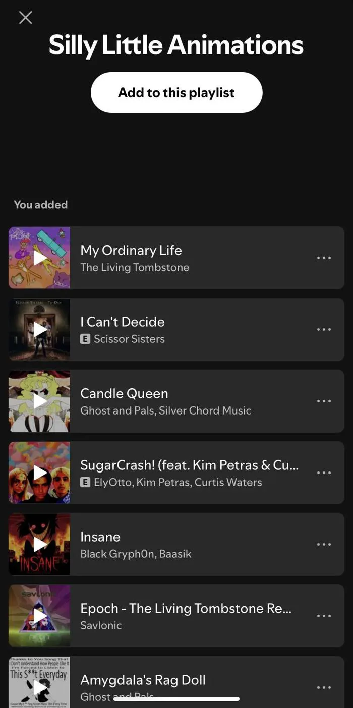 Give me songs from animation memes! (The more nostalgic the better) :  r/weirdspotifyplaylists
