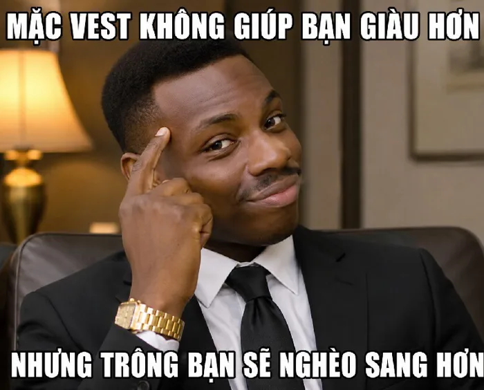 101+ Meme Anh Da Đen Mặc Vest - Ảnh chế chất lừ
