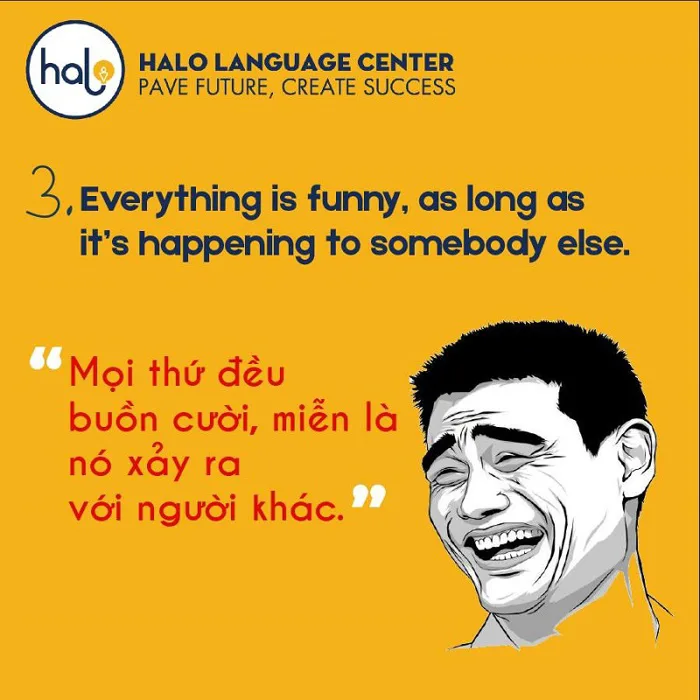 Caption Siêu “CÀ KHỊA” bằng tiếng Anh để đăng Facebook - Halo English Center