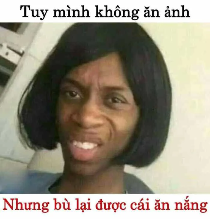 Meme Chị Da Đen Tóc Ngắn Siêu Hài Hước [32+ Ảnh Chế Vui]