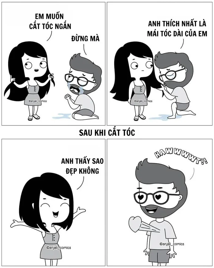 Miễn là đẹp, tóc kiểu gì đàn ông chẳng thích