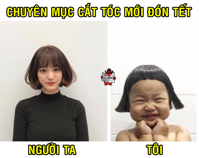 Câu hỏi tìm mãi không ra lời giải: Sao người ta làm tóc ăn Tết đẹp lung  linh còn tôi thì như thảm hoạ?