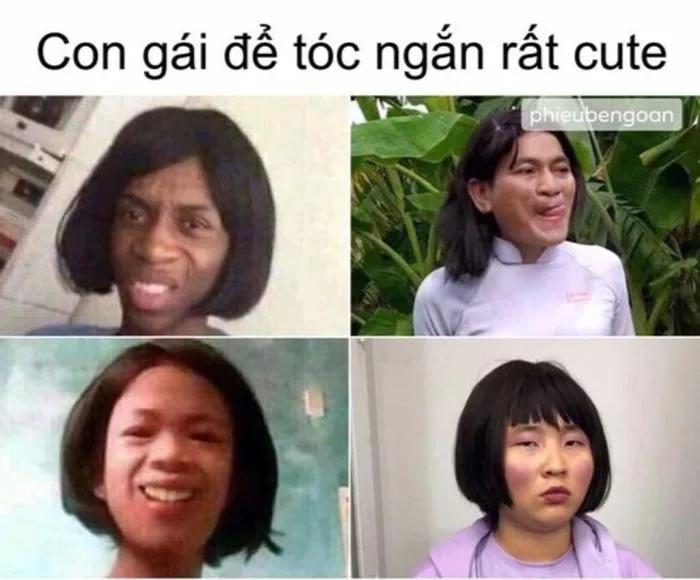Calli/ mono : tóc ngắn NL : con gái cắt tóc ngắn kiểu ... Cre ảnh : PinCon  gái để tóc ngắn rất cute phieubengoan