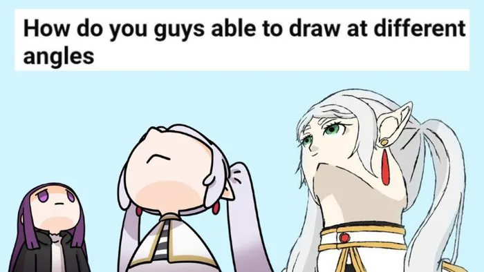 What Is The 'Frieren Looking Up' Meme? Why Bad Drawings Of 'Frieren' Are  Taking ... | Know Your Meme