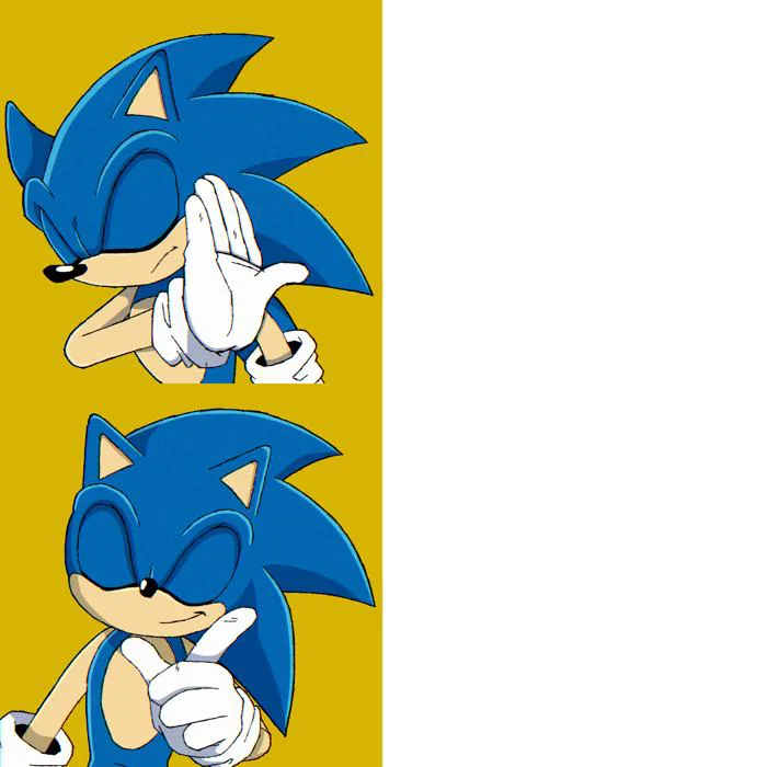 Drake Yes No Meme (Sonic Variant) by SKCollabs on DeviantArt