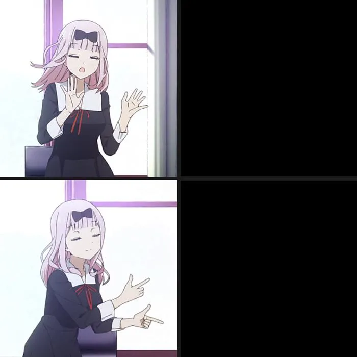 chika yes no Meme Generator